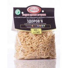 Макарони з насінням гарбуза; Маса нетто: 500г