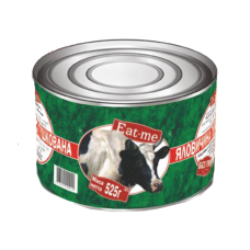 Яловичина Тушкована ТМ "Eat Me"; Маса Нетто: 525 г.