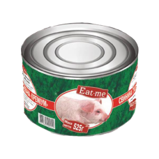Свинина Тушкована "Преміум" ТМ "Eat. Me"; Маса Нетто: 525 г.