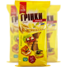 Грінки святкові "Міні"; Маса нетто: 100г, (40шт)