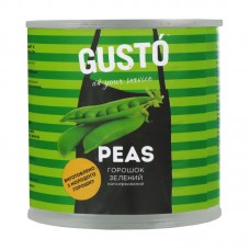 Горошок Зелений консервований ТМ "Gusto"; Об'єм: 420г