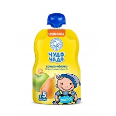 Пюре з груш і яблук; Об'єм: 90 г