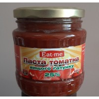 Томатна паста ТМ "Eat Me"; Маса нетто: 480 г