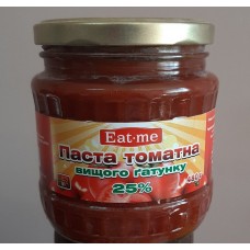 Томатна паста ТМ "Eat Me"; Маса нетто: 480 г