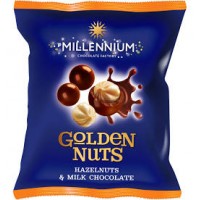 Фундук у молочному шоколаді "Golden Nut"; Маса нетто: 50г Фундук у молочному шоколаді "Golden Nut"; Маса нетто: 50г