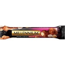 Шоколад чорний з начинкою та цілими горіхами "Golden Nut"; Маса нетто: 40г