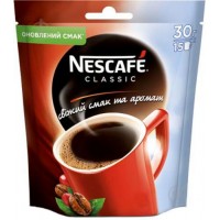 Кава Nescafe "Classic"; Маса нетто: 30г