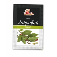 Лист лавровий цілий ТМ "Меланка"; Маса нетто: 20г