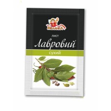 Лист лавровий цілий ТМ "Меланка"; Маса нетто: 20г