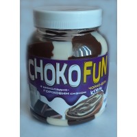 Шоколадна паста "CHOKOFUN" чорно-біла; Маса Нетто 500г