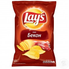 Чипси "Lay's" зі смаком бекону; Маса нетто: 133г