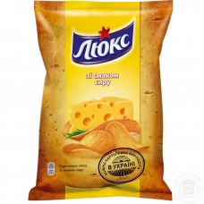Чипси зі смаком сиру "Люкс"; Маса нетто: 133г
