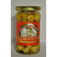 Печериці мариновані "Хмельницькі"; Маса нетто: 314 мл