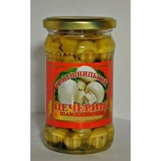 Печериці мариновані "Хмельницькі"; Маса нетто: 314 мл